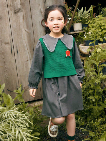 Mini Bala Young Girls Dress Autumn Cute 2-Piece Set Mini Bala Young Girls Dress Autumn Cute 2-Piece Set