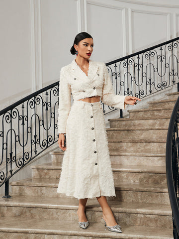 Mitzi Fringe Skirt Set Mitzi Fringe Skirt Set