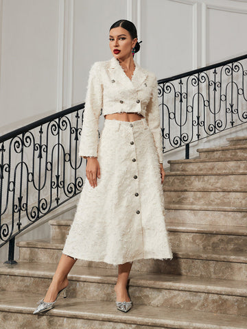 Mitzi Fringe Skirt Set Mitzi Fringe Skirt Set