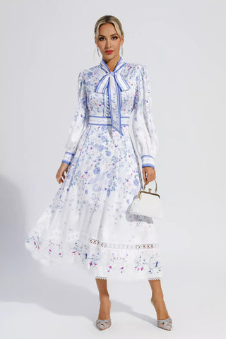Oaklyn White Long Sleeve Floral Maxi Dress Oaklyn White Long Sleeve Floral Maxi Dress