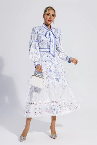 Oaklyn White Long Sleeve Floral Maxi Dress Oaklyn White Long Sleeve Floral Maxi Dress