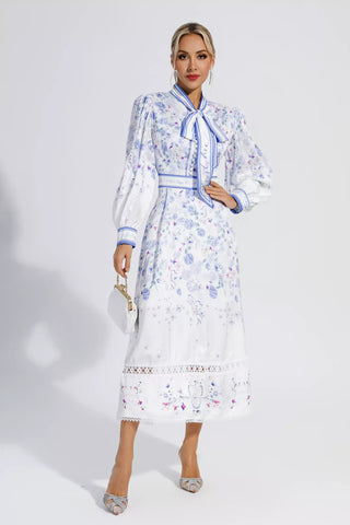 Oaklyn White Long Sleeve Floral Maxi Dress Oaklyn White Long Sleeve Floral Maxi Dress
