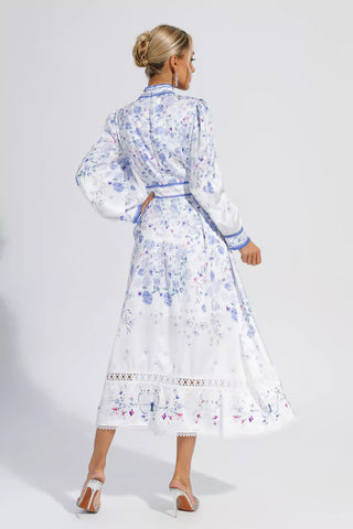 Oaklyn White Long Sleeve Floral Maxi Dress Oaklyn White Long Sleeve Floral Maxi Dress