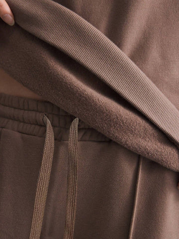 Ontre 2pcs Women Hoodie Sweatshirt And Pants Casual Suit, School Outfit, Autumn/Winter Ontre 2pcs Women Hoodie Sweatshirt And Pants Casual Suit, School Outfit, Autumn/Winter