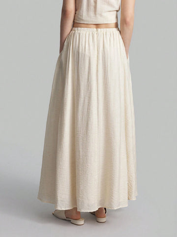 Ontre Women High Waist Pleated Skirt, Lined, Suitable For Autumn, Back To School, Outdoor Wear Ontre Women High Waist Pleated Skirt, Lined, Suitable For Autumn, Back To School, Outdoor Wear