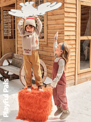 Playful Pals Young Girl Solid Color Pocket Loose Casual Jumpsuit With Straps, Autumn Playful Pals Young Girl Solid Color Pocket Loose Casual Jumpsuit With Straps, Autumn