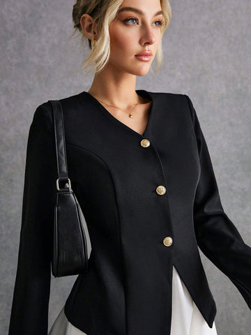 Poéselle 2pcs Women Set, Black Blazer Jacket And White Fluffy Skirt, Elegant Outfit, Autumn/Winter Suit, Cute Look Two Piece Skirt Set Women Two Piece Sets Skirt Set Outfit Sets Fall Sets Suit 2024 AW, Winter Clothes Poéselle 2pcs Women Set, Black Blazer Jacket And White Fluffy Skirt, Elegant Outfit, Autumn/Winter Suit, Cute Look Two Piece Skirt Set Women Two Piece Sets Skirt Set Outfit Sets Fall Sets Suit 2024 AW, Winter Clothes