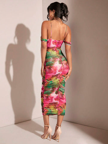 BAE Ombre Off-Shoulder Neckline Bodycon Dress BAE Ombre Off-Shoulder Neckline Bodycon Dress