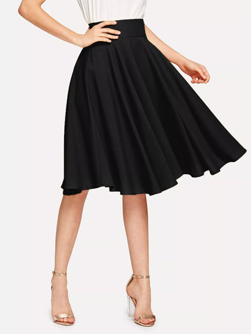 Clasi High Rise Wide Waistband Circle Skirt Clasi High Rise Wide Waistband Circle Skirt