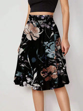 Clasi Women's Floral Printed Pleated Skirt