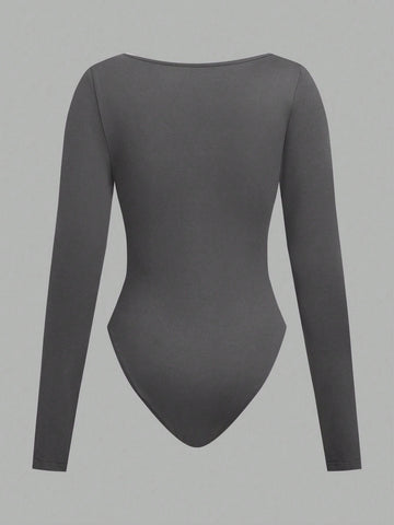 3pcs Women's Turtleneck Long Sleeve Bodysuit Set 3pcs Women's Turtleneck Long Sleeve Bodysuit Set