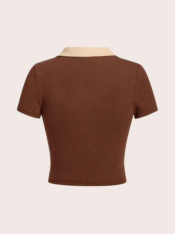 EZwear Contrast Collar Tee EZwear Contrast Collar Tee