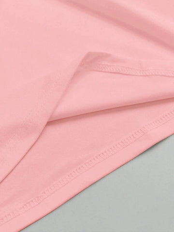 Women Casual T-Shirt, Star And Letter Graphic, Elastic Fit Round Neck Short Sleeve Women Casual T-Shirt, Star And Letter Graphic, Elastic Fit Round Neck Short Sleeve