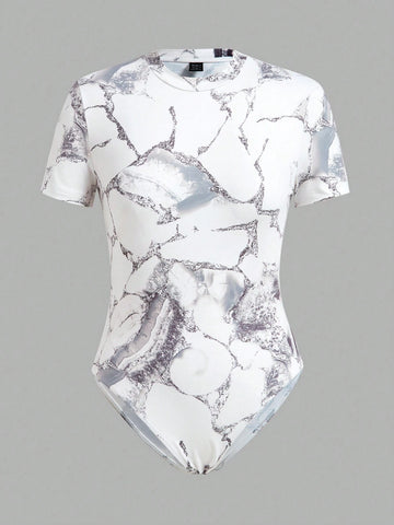 Women's 5pcs/Set Casual Round Neck Short Sleeve Bodysuit Set Women's 5pcs/Set Casual Round Neck Short Sleeve Bodysuit Set