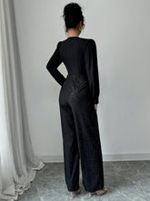 Women's Fashion Sparkling Patchwork Jumpsuit For Autumn