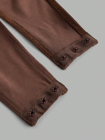 3pcs/Set Women's Casual Simple Long Sleeve Bodysuit, Spring Autumn 3pcs/Set Women's Casual Simple Long Sleeve Bodysuit, Spring Autumn