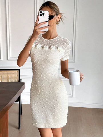 Women's Minimalist Fashion Casual Daily Short Dress, Spring/Summer, Suitable For Daily Wear, Women's Minimalist Fashion Casual Daily Short Dress, Spring/Summer, Suitable For Daily Wear,