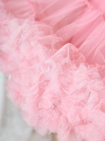 Glamorique Kids Girls' Christmas Tutu Skirt With Large Bow Design And Sequin Decoration, Festive & Playful Glamorique Kids Girls' Christmas Tutu Skirt With Large Bow Design And Sequin Decoration, Festive & Playful