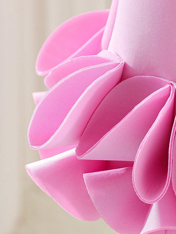 Young Girl Bowknot Decor Round Neck Sleeveless Fashion Dress Young Girl Bowknot Decor Round Neck Sleeveless Fashion Dress