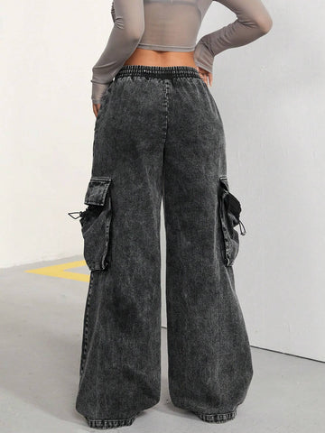 ICON Wide-Legged Cargo Trousers ICON Wide-Legged Cargo Trousers