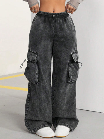 ICON Wide-Legged Cargo Trousers ICON Wide-Legged Cargo Trousers