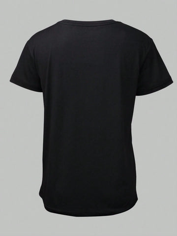 Women Fashionable Loose Cherry Printed Short Sleeve And Shorts Set Women Fashionable Loose Cherry Printed Short Sleeve And Shorts Set