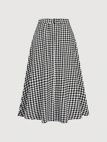 Contrast Collar Jacket, Pleated Mini Skirt, Set Of 2 From Vintage Suit, Winter Suit, New Year Outfit, Elegant Suit, Black And White Contrast Suit Contrast Collar Jacket, Pleated Mini Skirt, Set Of 2 From Vintage Suit, Winter Suit, New Year Outfit, Elegant Suit, Black And White Contrast Suit