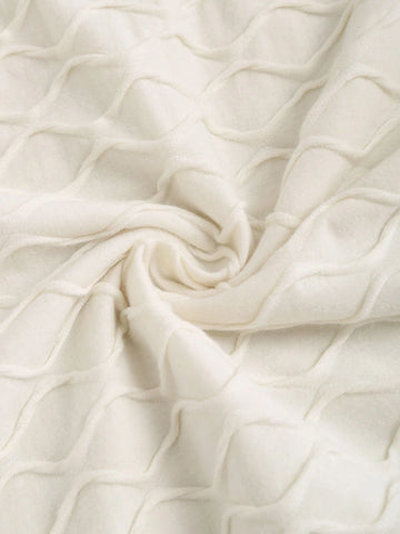 Texture Decorated Spaghetti Strap Top & Bodycon Skirt Set With Halter Texture Decorated Spaghetti Strap Top & Bodycon Skirt Set With Halter