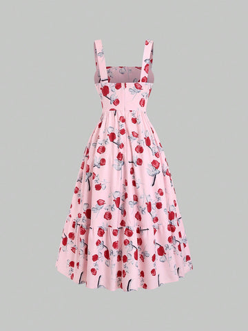 MOD Valentine's Day Romantic Floral Dress MOD Valentine's Day Romantic Floral Dress