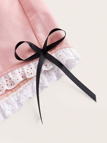 MOD Women's Shorts With Bow Decoration MOD Women's Shorts With Bow Decoration