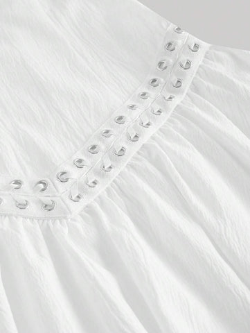 Women's White Halter Neck Studded Western Mini Dress,Concert ,Graduation Women's White Halter Neck Studded Western Mini Dress,Concert ,Graduation