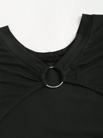 Women Casual Slim Fit Long Sleeve Bodysuit, Versatile For Autumn Women Casual Slim Fit Long Sleeve Bodysuit, Versatile For Autumn