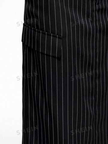 Women's Stripe Pattern Camisole Top And Skirt Set Women's Stripe Pattern Camisole Top And Skirt Set