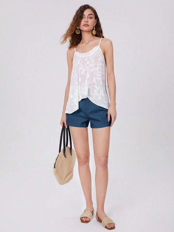 Privé High Waist Slant Pocket Shorts Privé High Waist Slant Pocket Shorts