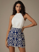 Privé Random Embroidered Women's Simple Everyday Skirt