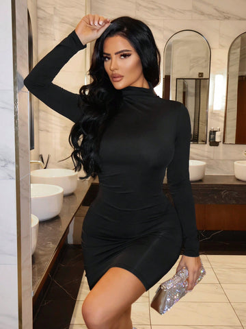 SXY 1pc Sexy Backless Clubwear Bodycon Dress SXY 1pc Sexy Backless Clubwear Bodycon Dress
