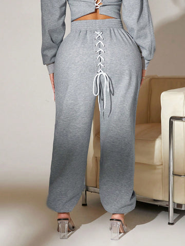SXY Clubwear Sexy Cross Strap Loose Fit Women'S Pants SXY Clubwear Sexy Cross Strap Loose Fit Women'S Pants