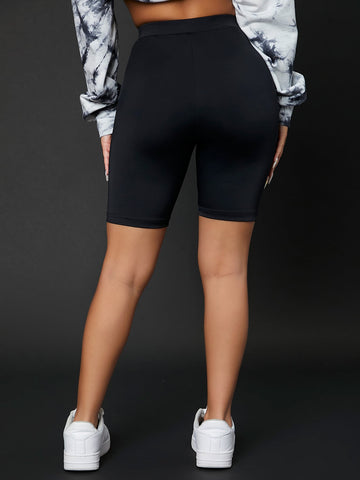 SXY Letter Graphic Biker Shorts SXY Letter Graphic Biker Shorts