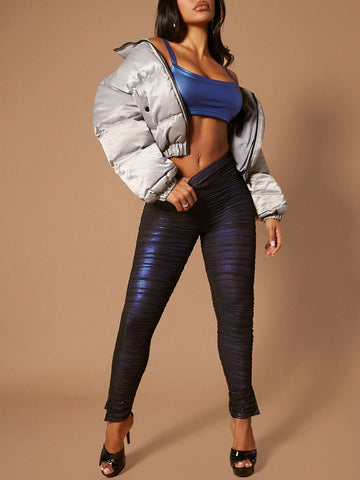 SXY Ruched Mesh Leggings SXY Ruched Mesh Leggings