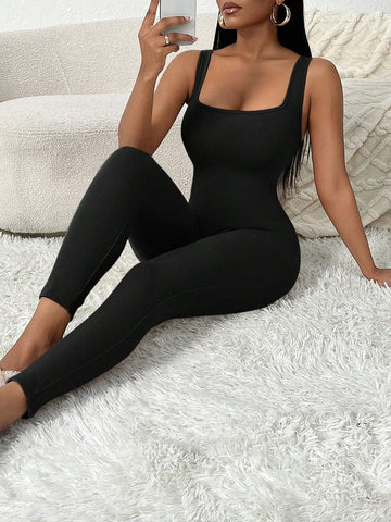 Thermal Lined Casual Skinny Jumpsuit, Autumn/Winter Fall Clothes Women Thermal Lined Casual Skinny Jumpsuit, Autumn/Winter Fall Clothes Women