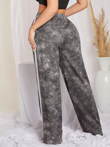SXY Tie Dye Elastic Waist Sweatpants SXY Tie Dye Elastic Waist Sweatpants