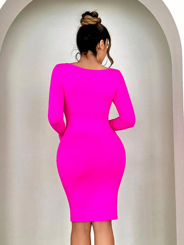 SXY Women'S Asymmetric Neckline Split Hem Slim Fit Dress Birthday Outfit Spring Women Clothes Valentine Day SXY Women'S Asymmetric Neckline Split Hem Slim Fit Dress Birthday Outfit Spring Women Clothes Valentine Day
