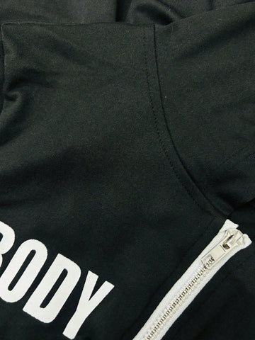 2pcs Women Letter Print Zip Up Long Sleeve Hoodie And Pants Set 2pcs Women Letter Print Zip Up Long Sleeve Hoodie And Pants Set