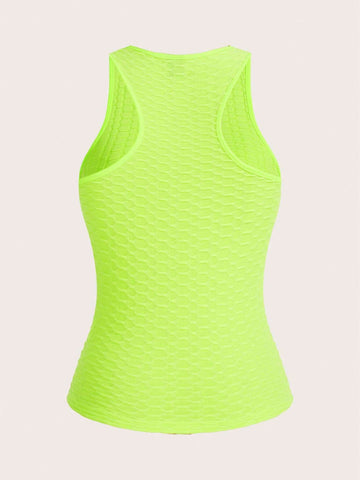 Women Summer Solid Color Texture Vest & Shorts Set Women Summer Solid Color Texture Vest & Shorts Set