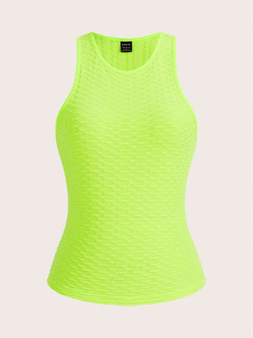 Women Summer Solid Color Texture Vest & Shorts Set Women Summer Solid Color Texture Vest & Shorts Set