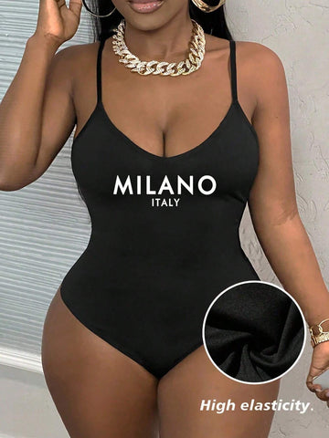 Women's Black Casual Minimalist Camisole Women's Black Casual Minimalist Camisole