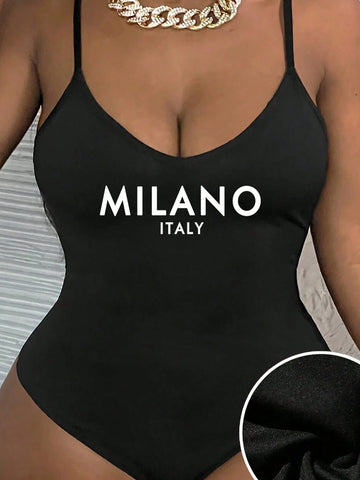 Women's Black Casual Minimalist Camisole Women's Black Casual Minimalist Camisole