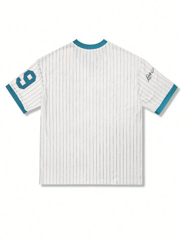 Women's Numeric & Letter Print V-Neck Short Sleeve T-Shirt, Summer Graphic Tee , Baseball Jerseys Women's Numeric & Letter Print V-Neck Short Sleeve T-Shirt, Summer Graphic Tee , Baseball Jerseys