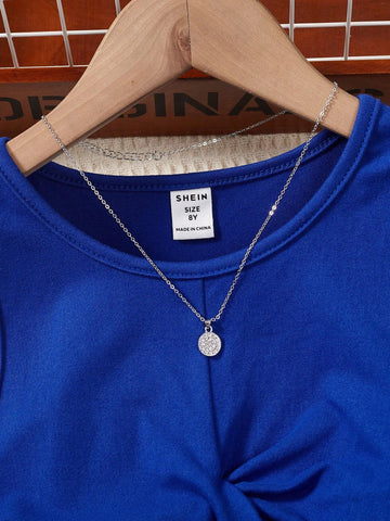 Tween Girl Twist Front Tank Top & Flare Leg Pants Set Tween Girl Twist Front Tank Top & Flare Leg Pants Set