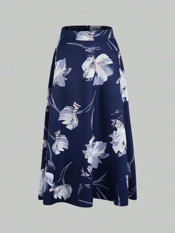 Unity Floral Print Flare Skirt Unity Floral Print Flare Skirt